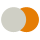 Giga Rider 100: Color Plata-Naranja