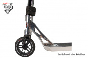Scooter Freestyle Bestial Wolf Killer K6 Silver ® - Nivel avanzado ✓ Scooter Freestyle Bestial Wolf Killer K6 Silver ® - Nivel avanzado ✓