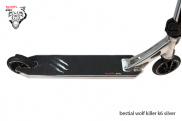 Scooter Freestyle Bestial Wolf Killer K6 Silver ® - Nivel avanzado ✓ Scooter Freestyle Bestial Wolf Killer K6 Silver ® - Nivel avanzado ✓