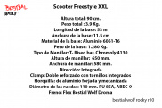 Bestial Wolf Rocky R10 Crazy ® ➨ Scooter freestyle XL, +12 años Bestial Wolf Rocky R10 Crazy ® ➨ Scooter freestyle XL, +12 años