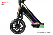 Scooter Freestyle Bestial Wolf Rocky R10 Rainbow, Nivel Medio/Avanzado Scooter Freestyle Bestial Wolf Rocky R10 Rainbow, Nivel Medio/Avanzado