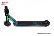 Scooter Freestyle Bestial Wolf Rocky R10 Rainbow, Nivel Medio/Avanzado Scooter Freestyle Bestial Wolf Rocky R10 Rainbow, Nivel Medio/Avanzado