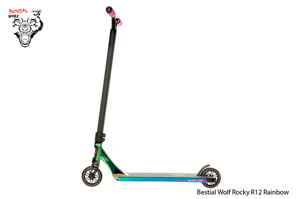 ROCKY R12 PRO Scooter Freestyle - RAINBOW