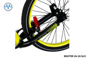 Patinete para adultos y mushing Master 26-20 GLX - Ruedas de 26" y 20"