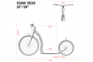 Yedoo Trexx Alloy ® - Patinete todoterreno para adultos 26"/20" Yedoo Trexx Alloy ® - Patinete todoterreno para adultos 26"/20"