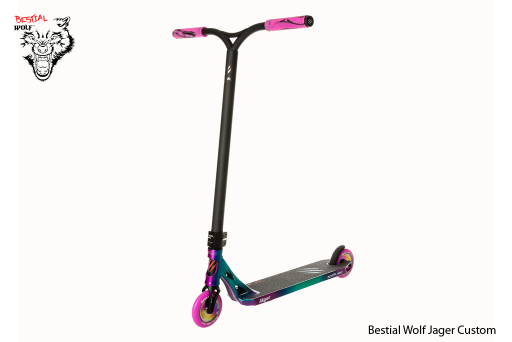 Scooter Freestyle Bestial Wolf Custom Jager Pink ® - Nivel Pro✓