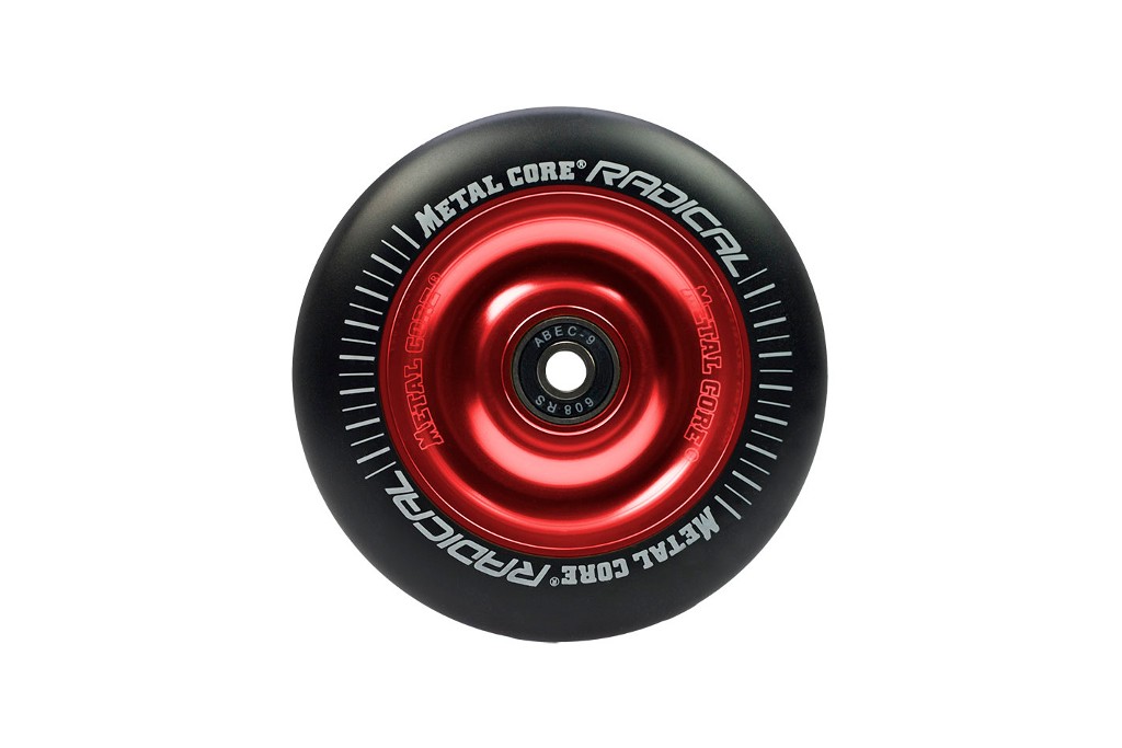 Rueda de patinete scooter Metal Core 110mm. Negra Rueda de patinete scooter Metal Core 110mm. Negra