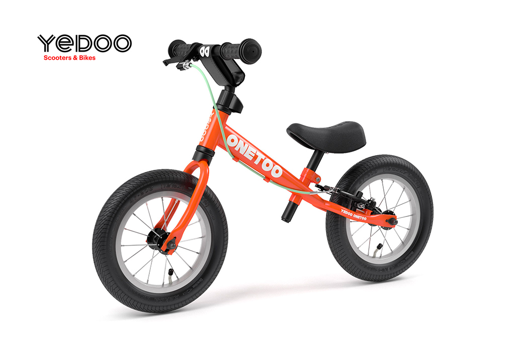 Bicicleta infantil sin pedales Yedoo OneToo Roja, a partir de 1.5 años Bicicleta infantil sin pedales Yedoo OneToo Roja, a partir de 1.5 años